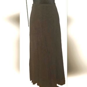 Never worn Coldwater Creek expresso midi-maxi fit & flare skirt. SOLD